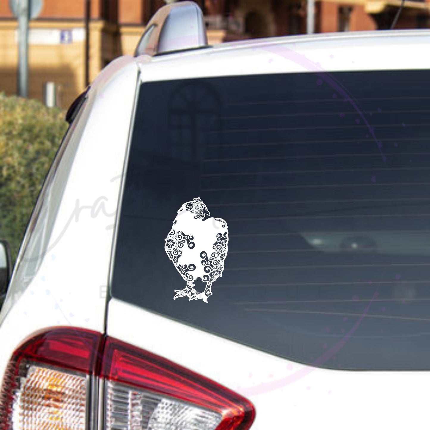 Chicken Mandala Decal