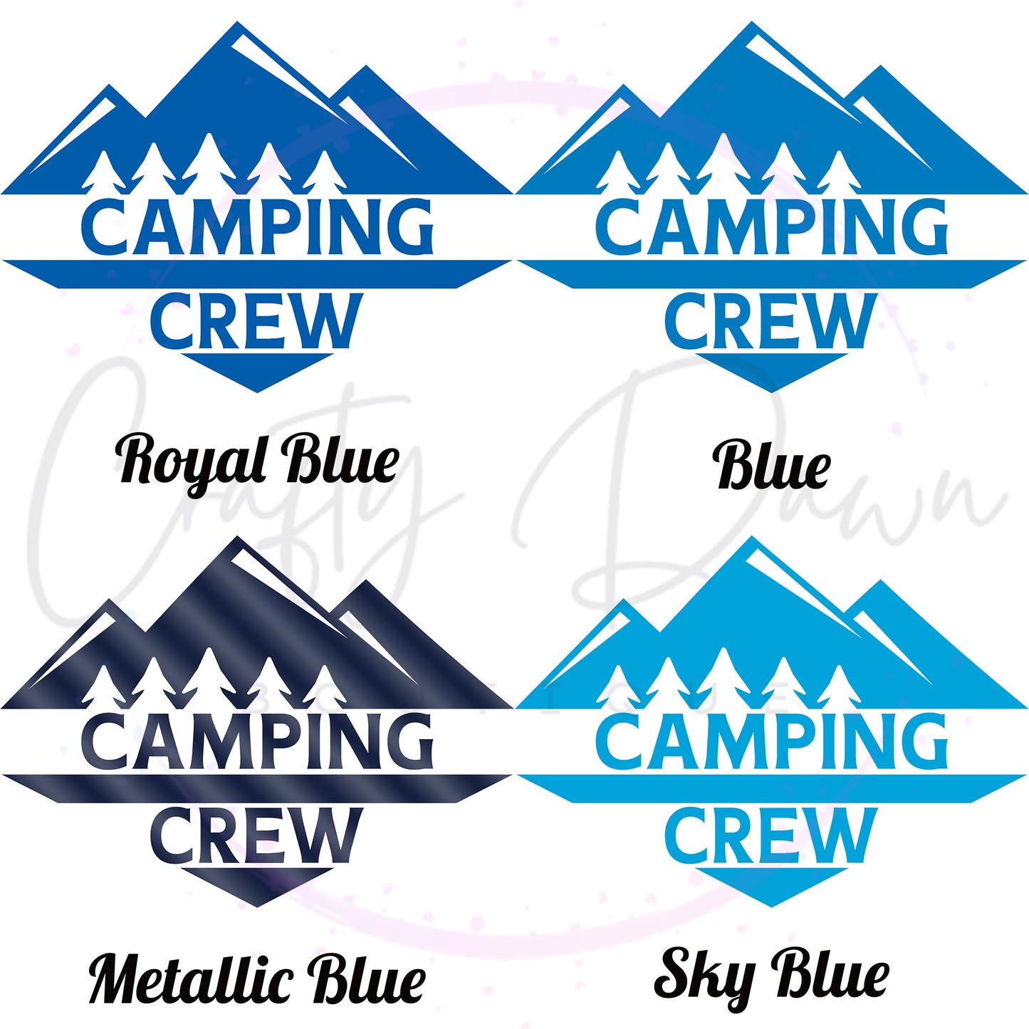 Camping Crew Decal