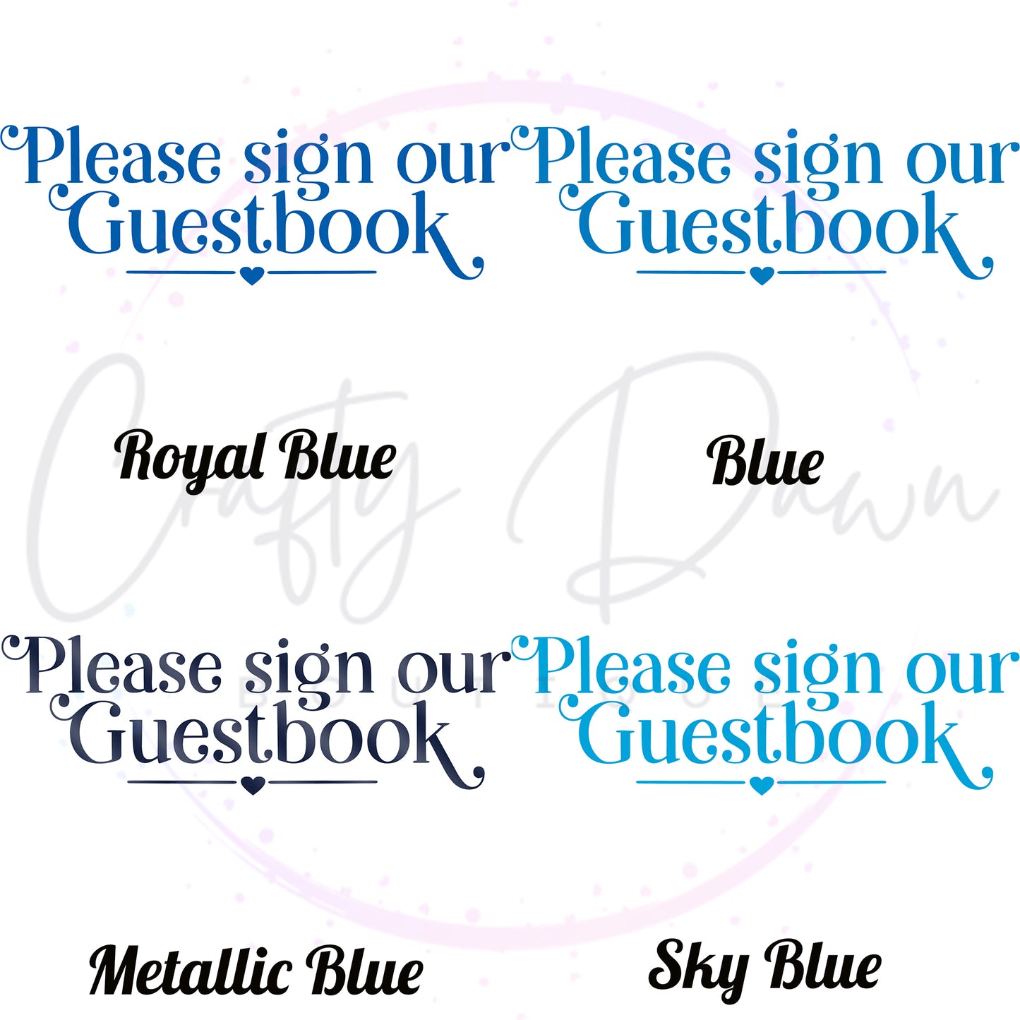 Please Sign Our Guestbook Acrylic Sign