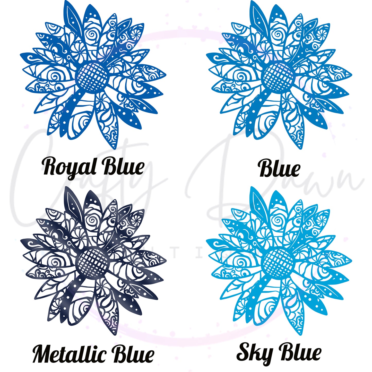 Daisy Mandala Decal