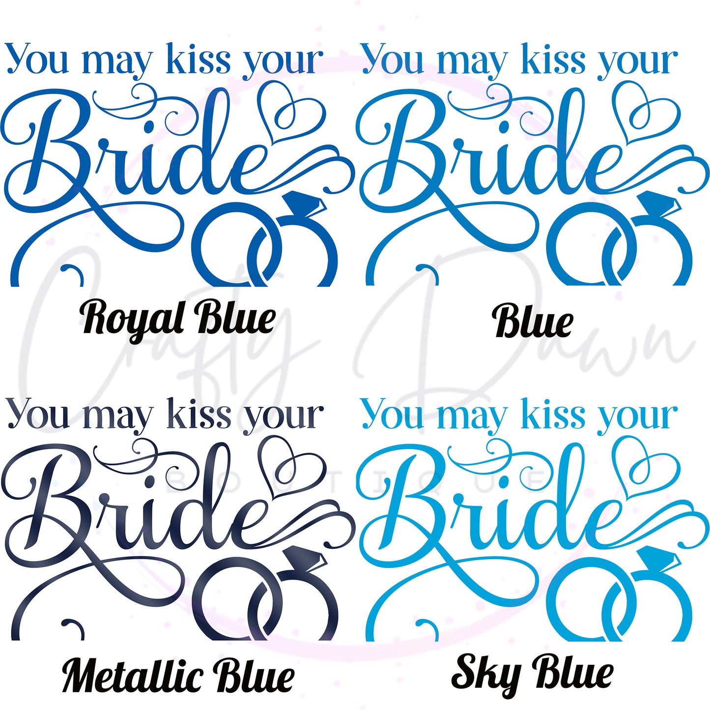 You May Kiss Your Bride Acrylic Sign
