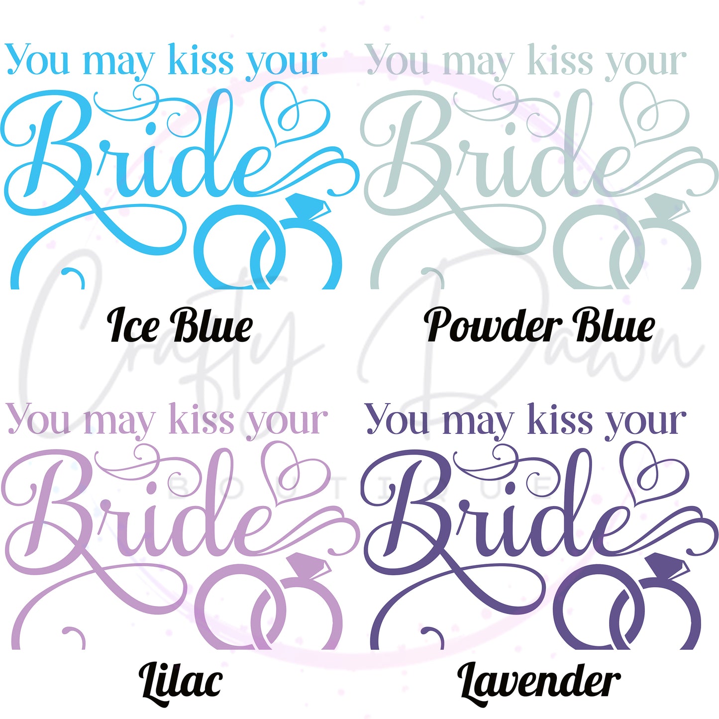 You May Kiss Your Bride Acrylic Sign