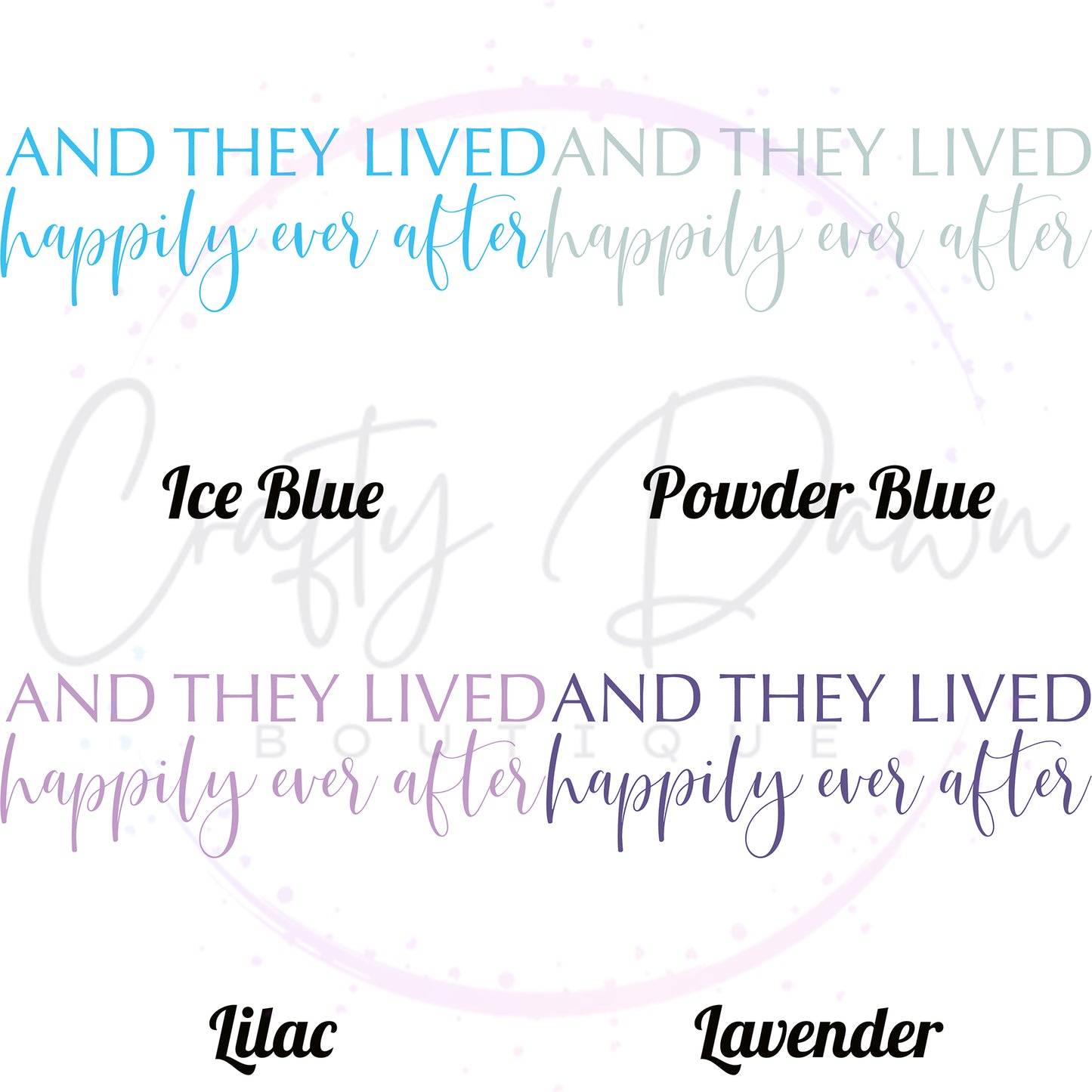 Happily Ever After Acrylic Sign