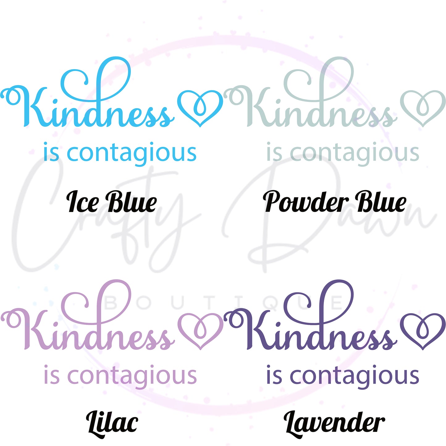 Kindness Is Contagious Decal