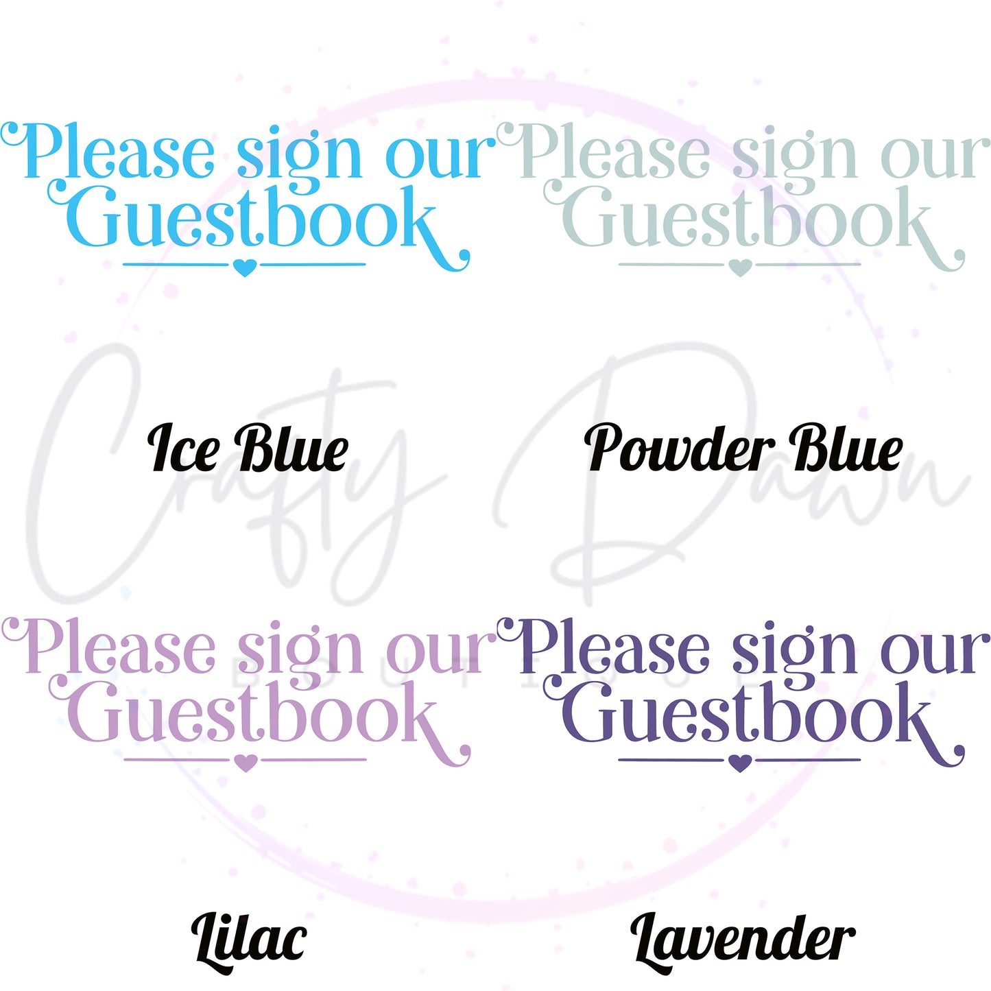 Please Sign Our Guestbook Acrylic Sign
