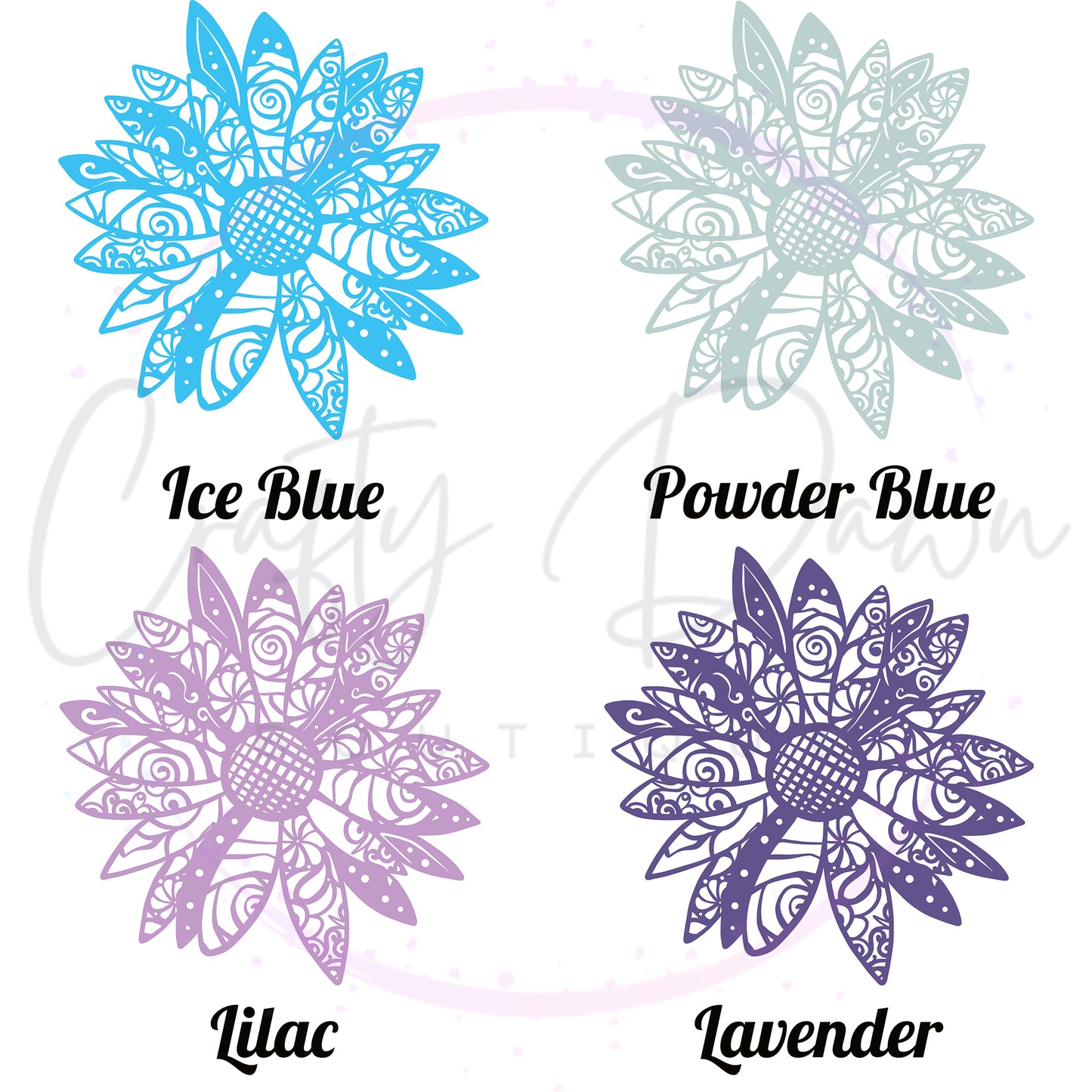 Daisy Mandala Decal