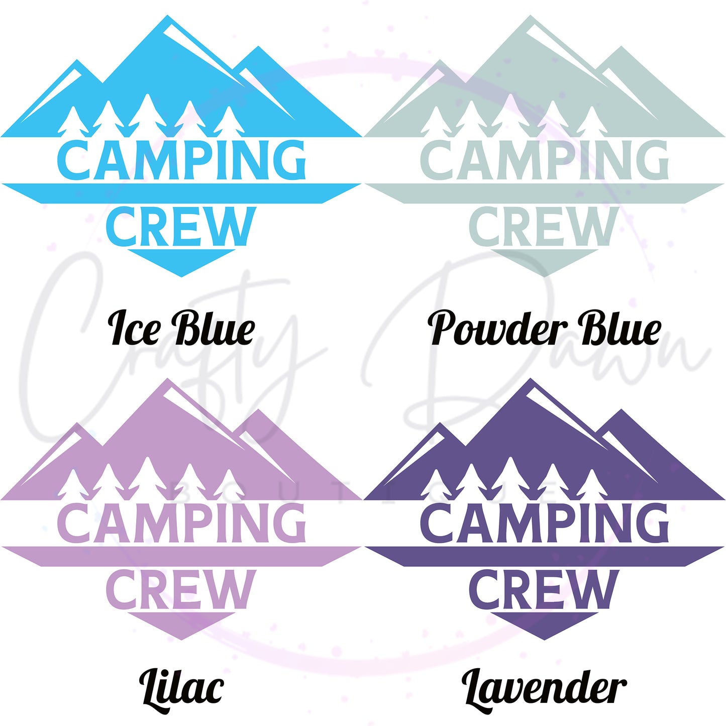 Camping Crew Decal