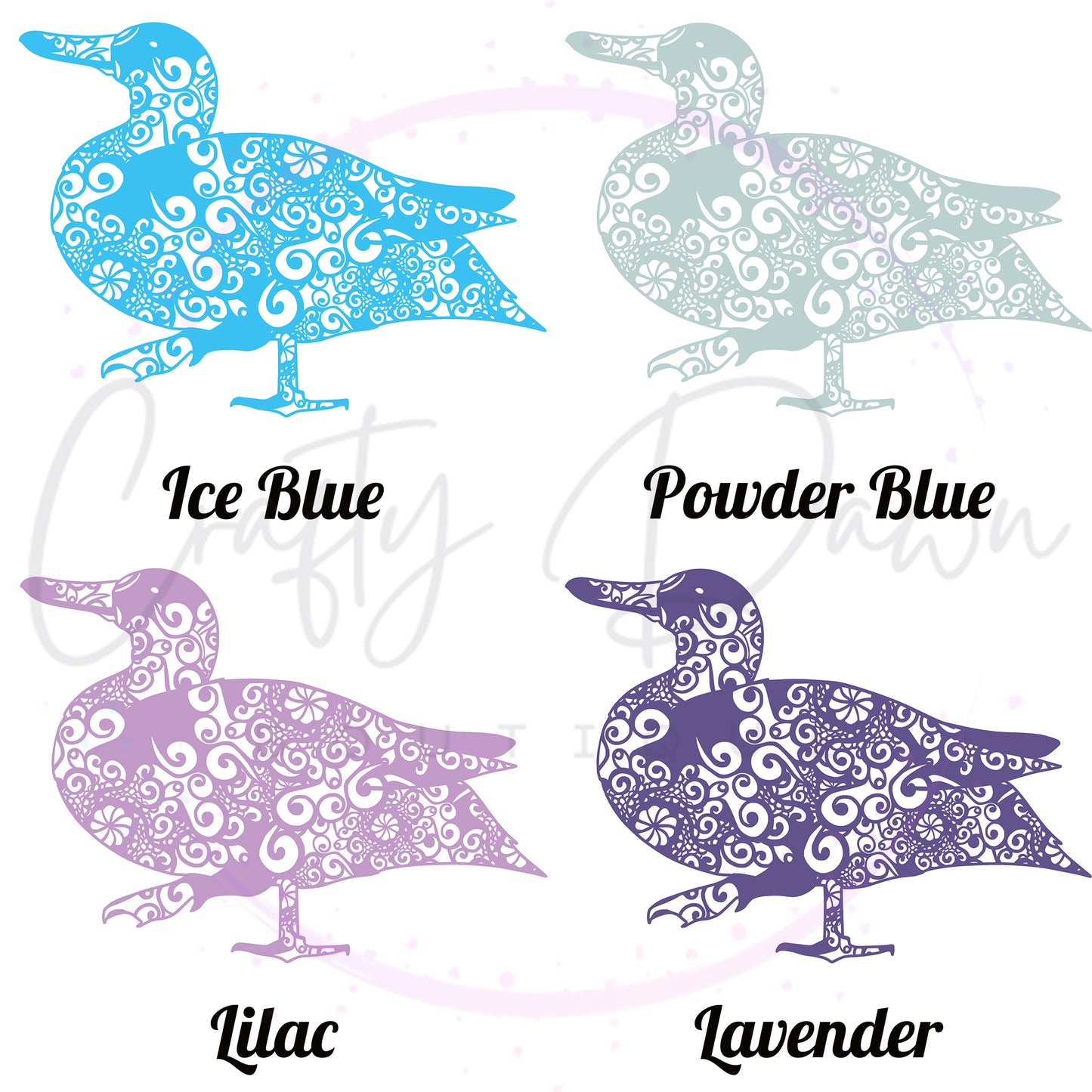 Duck Mandala Decal
