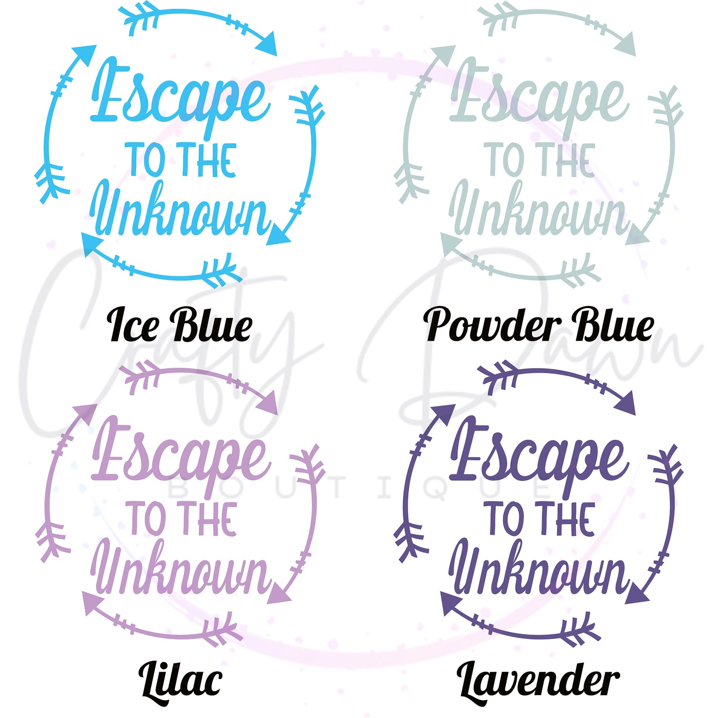 Escape To The Unknown Decal