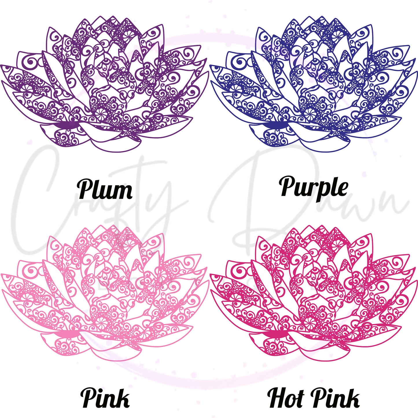 Lily Mandala Decal