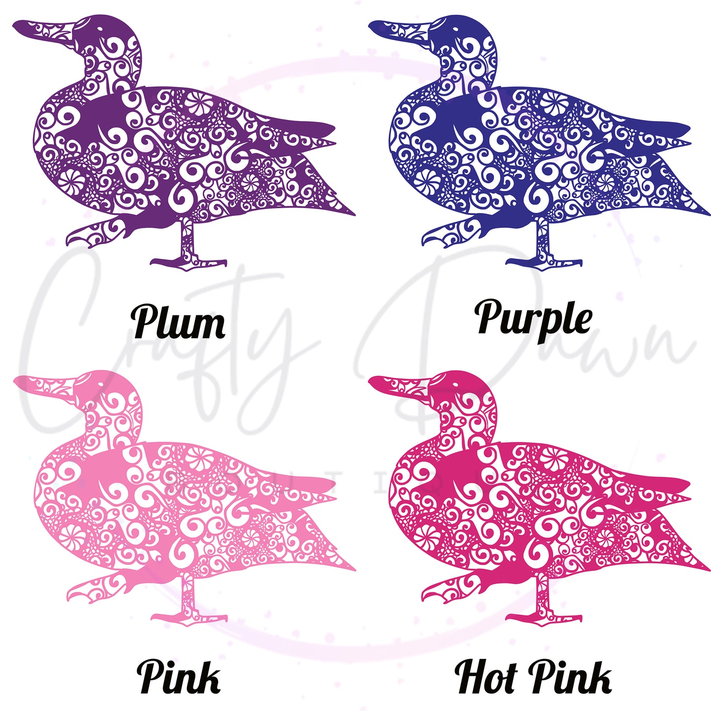 Duck Mandala Decal