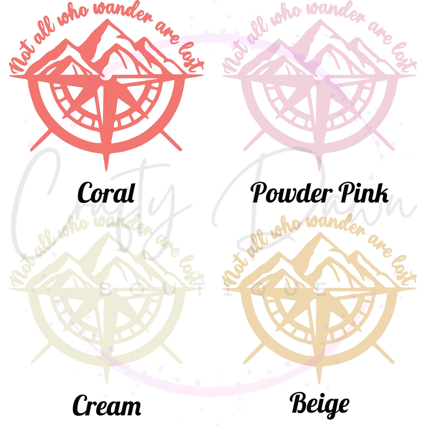 Not All Who Wander Are Lost Decal