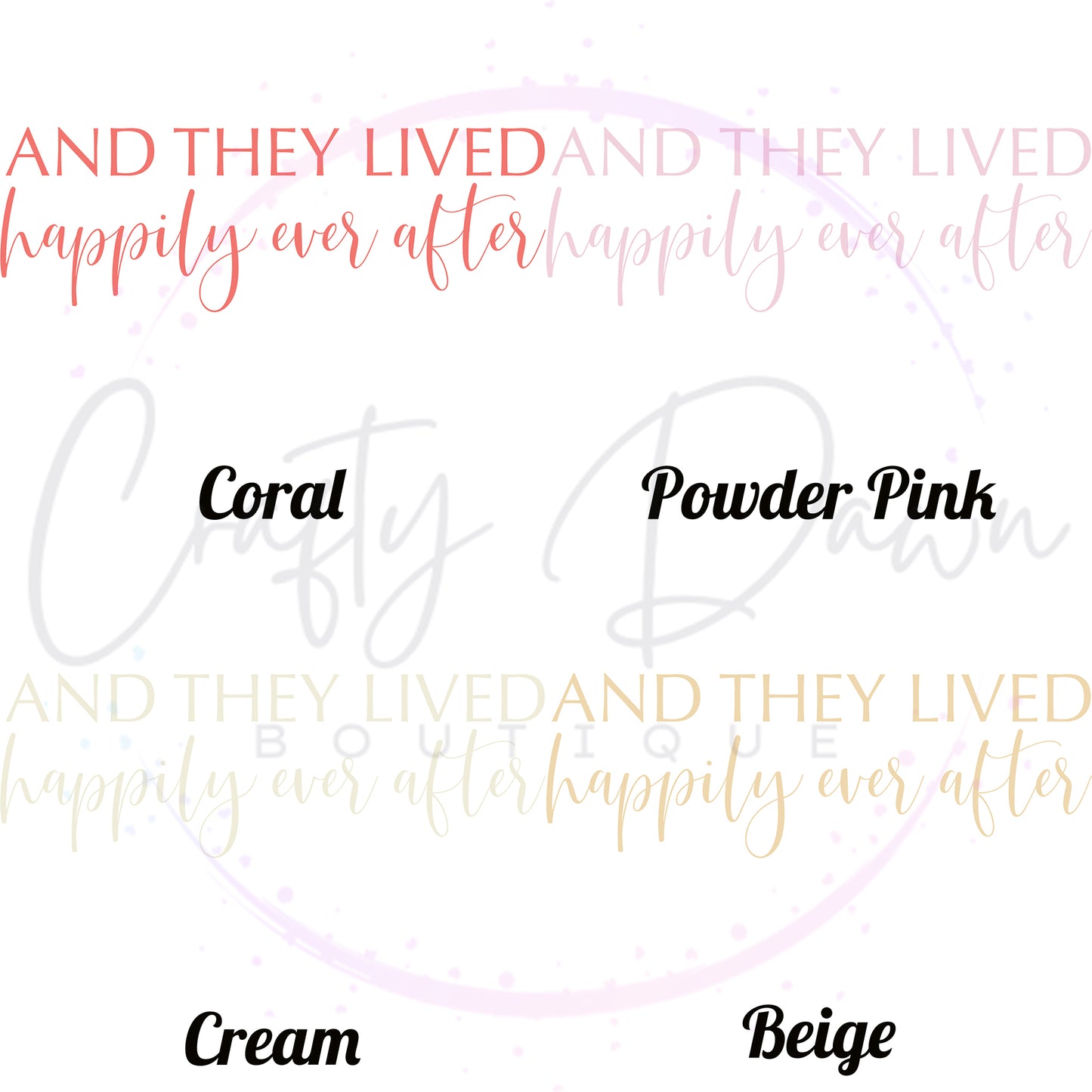 Happily Ever After Acrylic Sign