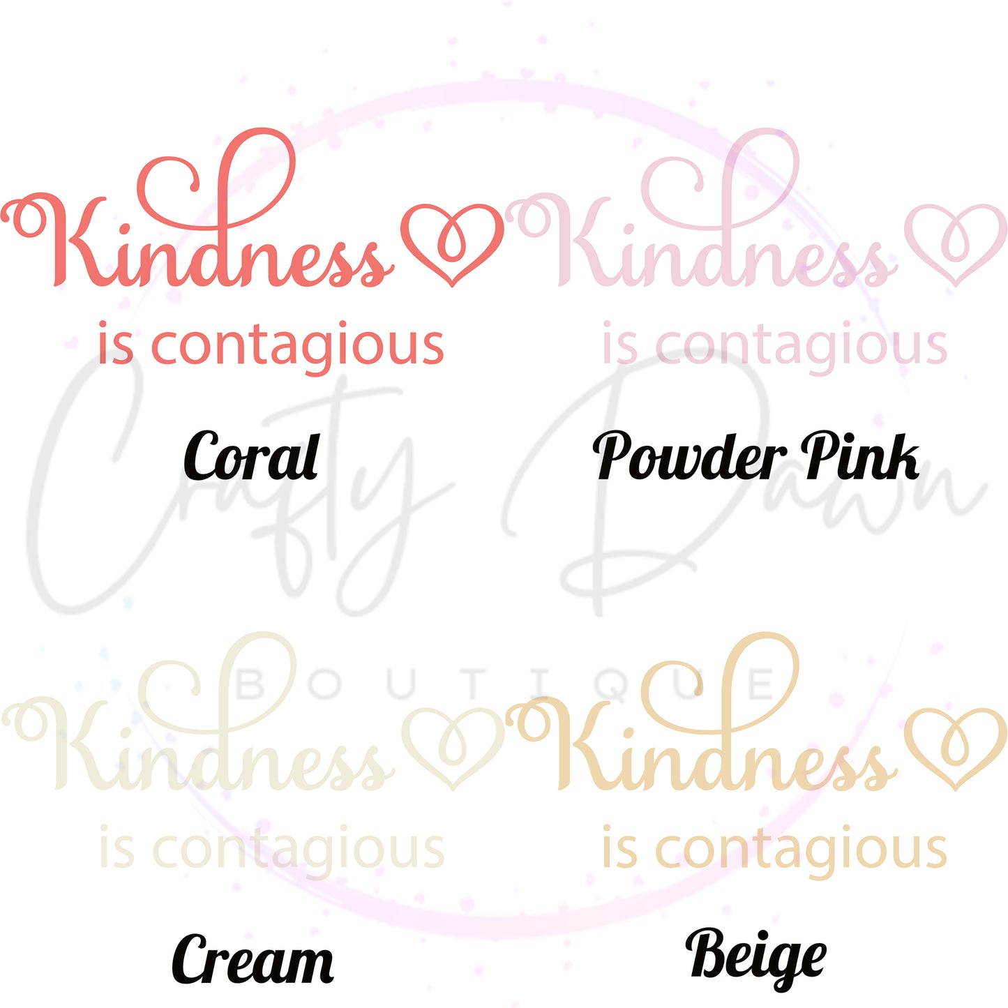 Kindness Is Contagious Decal