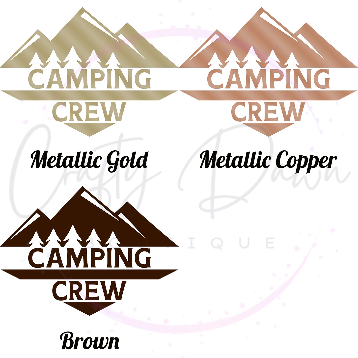 Camping Crew Decal