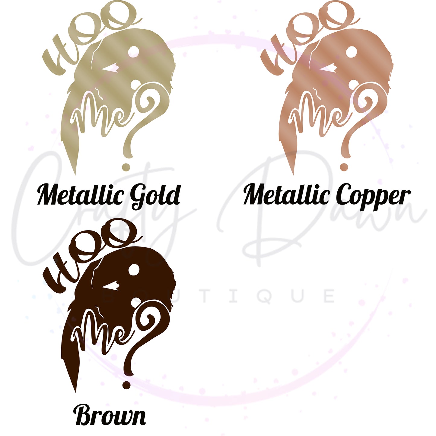 Hoo Me? Decal
