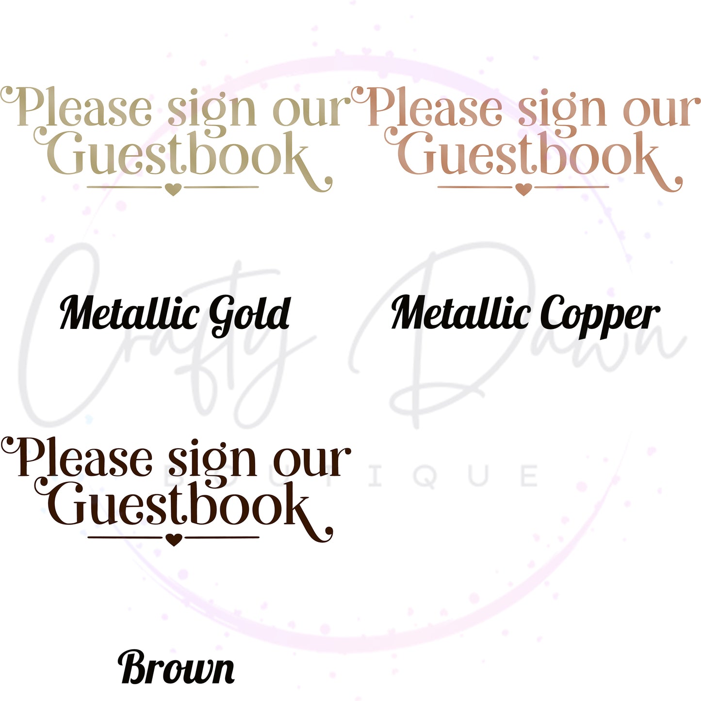 Please Sign Our Guestbook Acrylic Sign