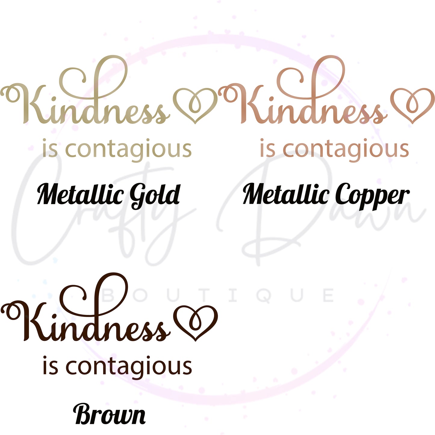 Kindness Is Contagious Decal