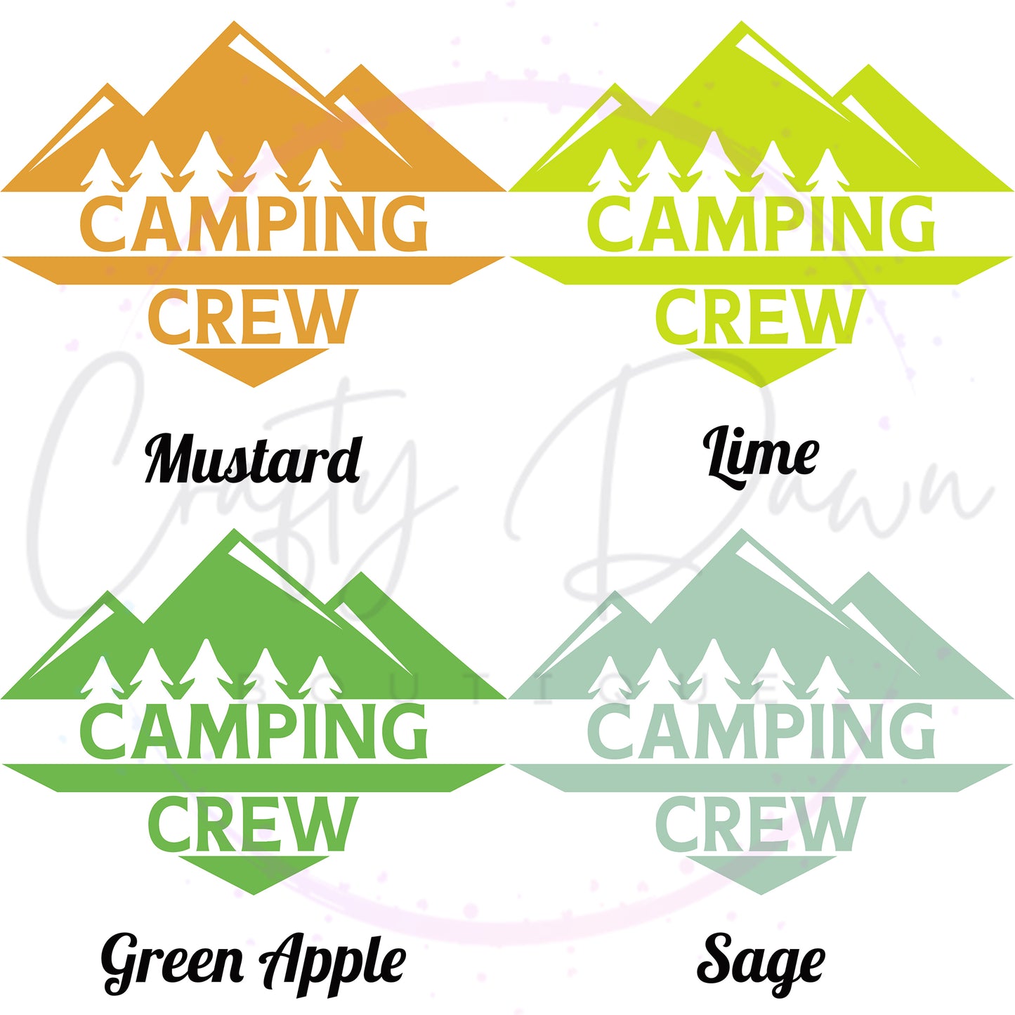 Camping Crew Can Cooler
