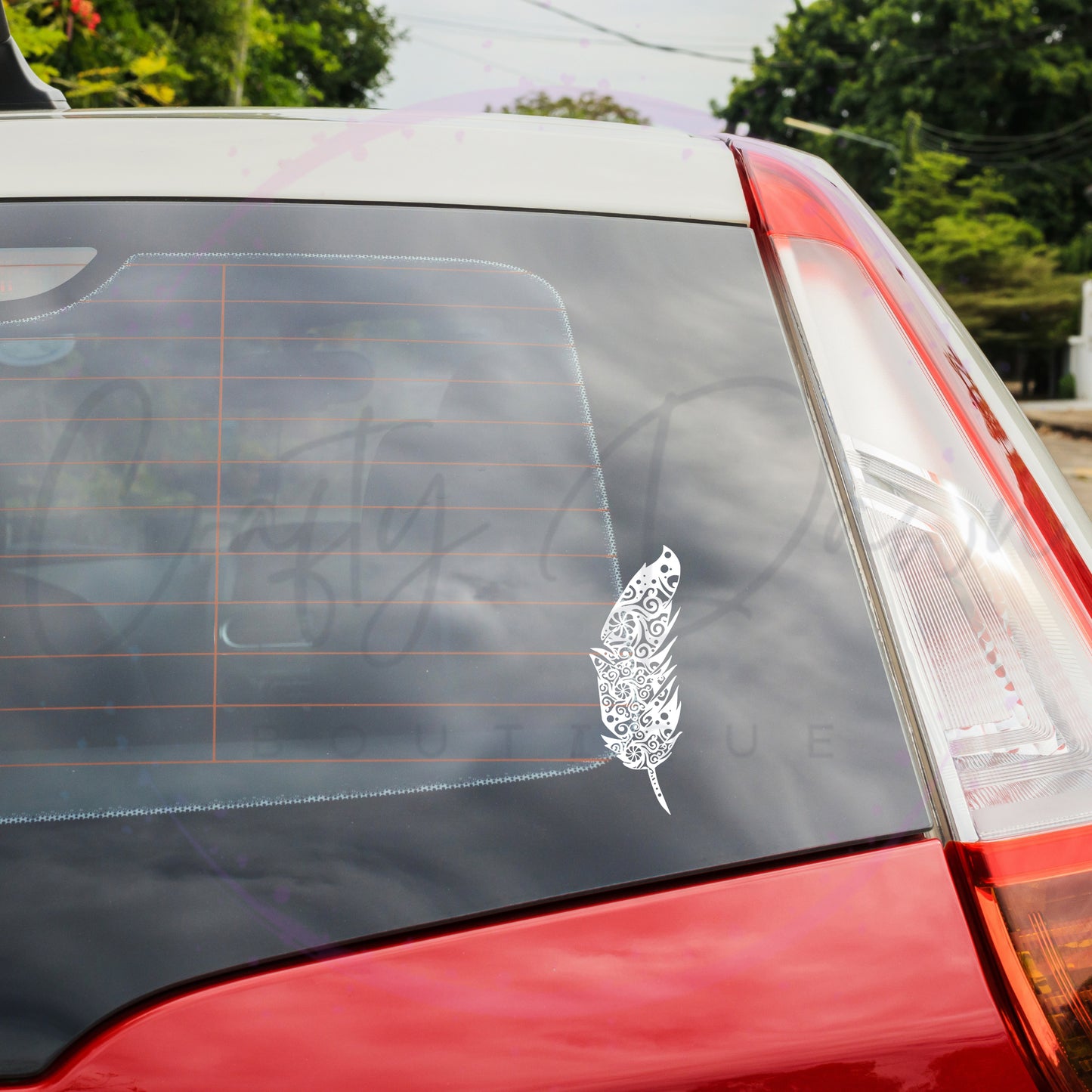 Feather Mandala Decal