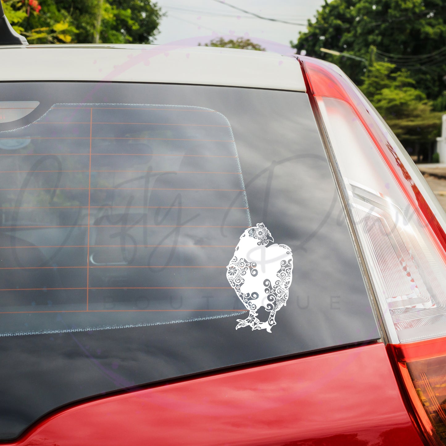 Chicken Mandala Decal