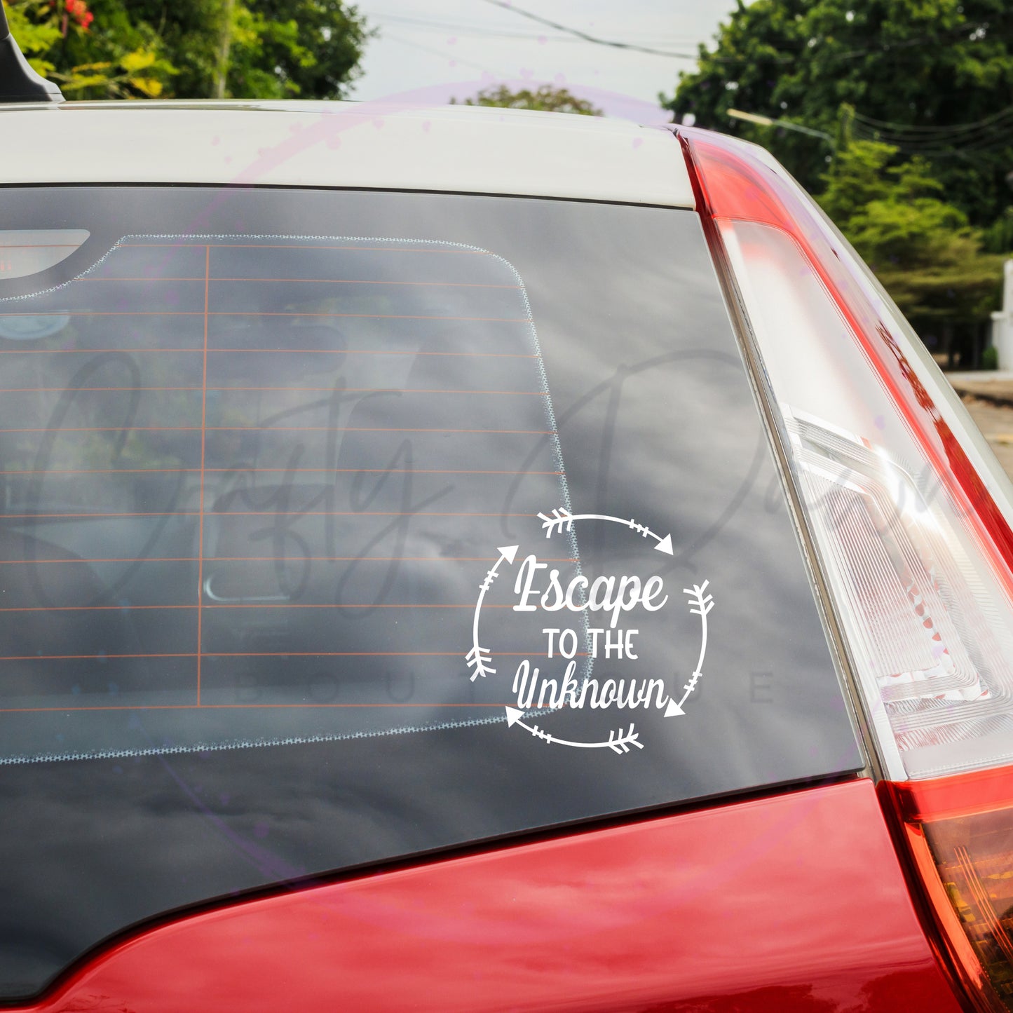 Escape To The Unknown Decal