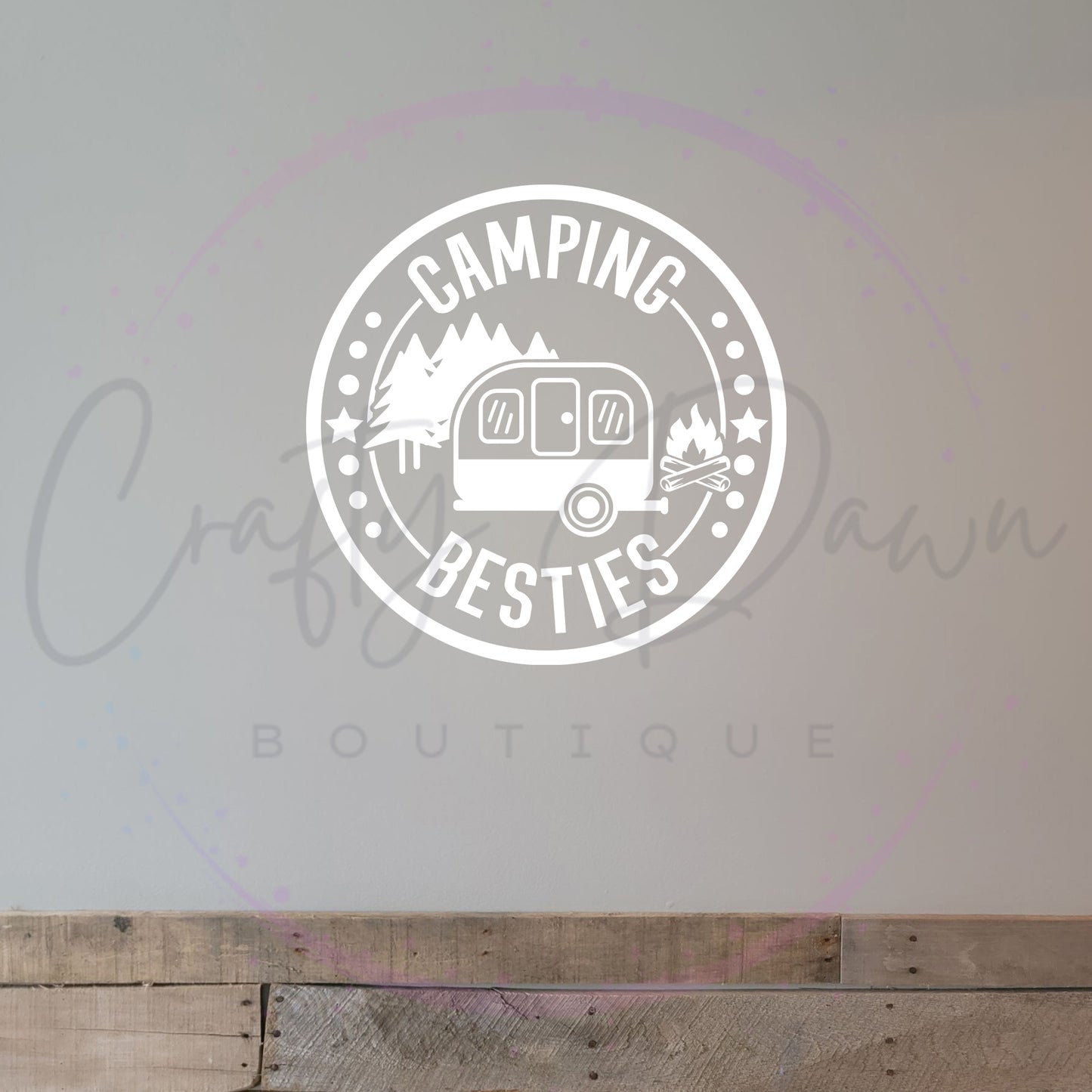 Camping Besties Decal