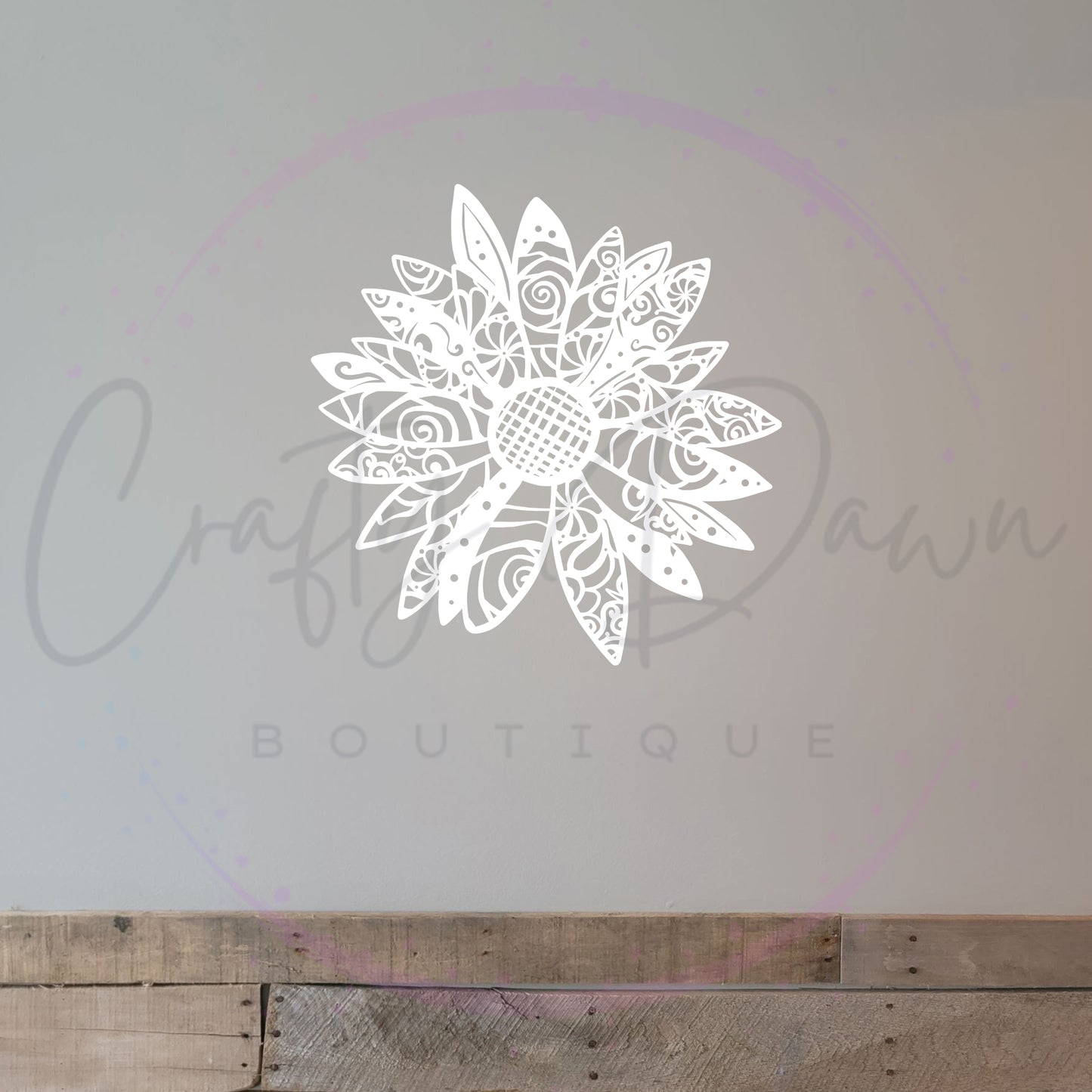 Daisy Mandala Decal