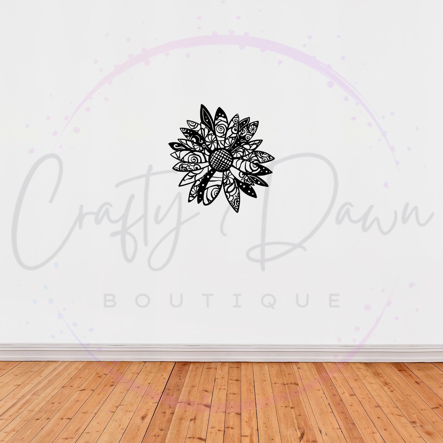 Daisy Mandala Decal