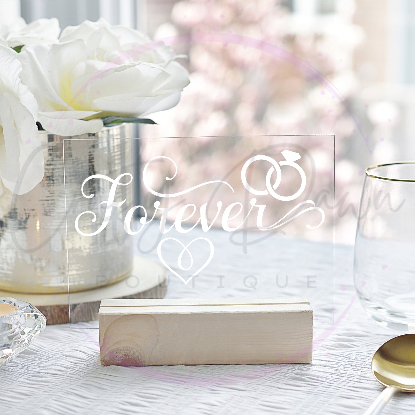 Forever Acrylic Sign
