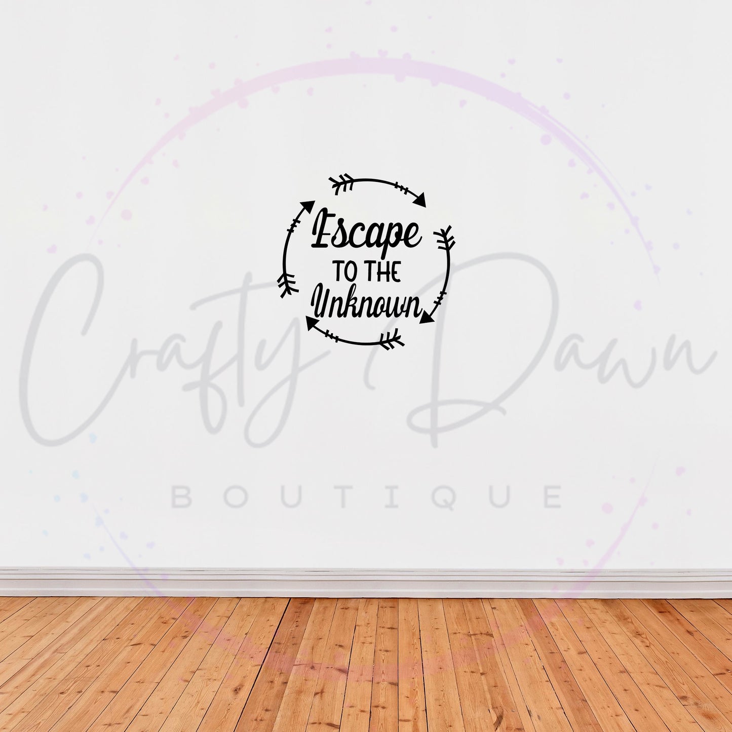 Escape To The Unknown Decal