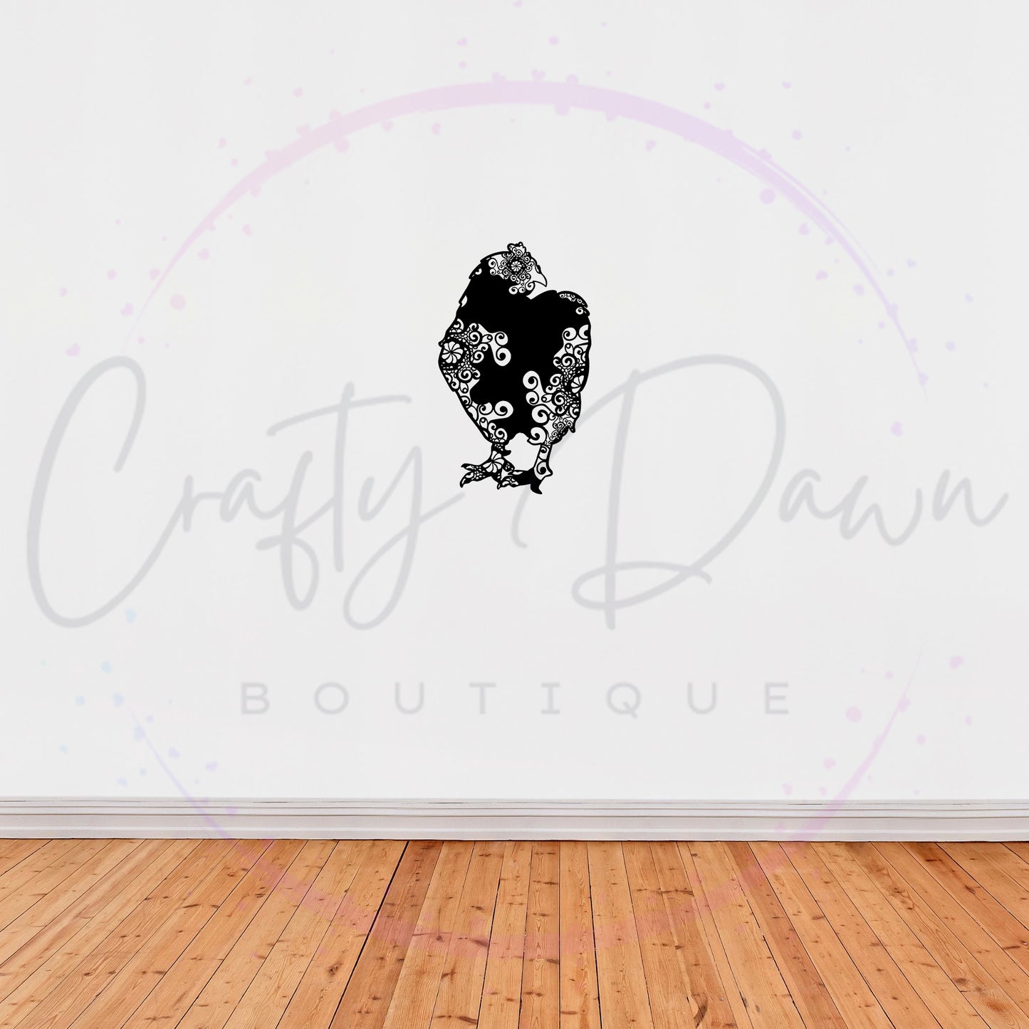 Chicken Mandala Decal