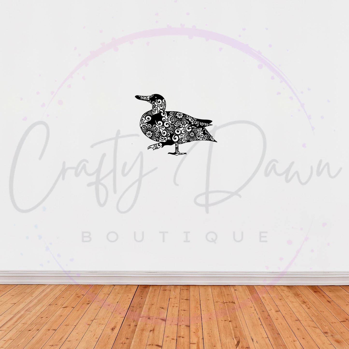 Duck Mandala Decal