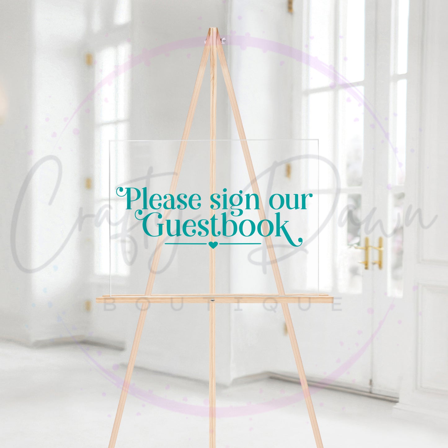 Please Sign Our Guestbook Acrylic Sign