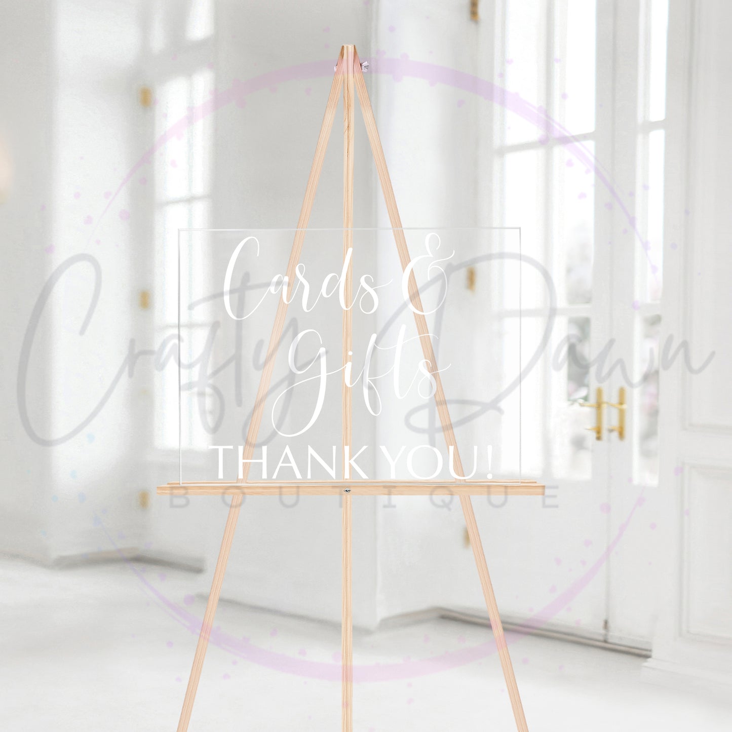 Cards And Gifts Acrylic Sign