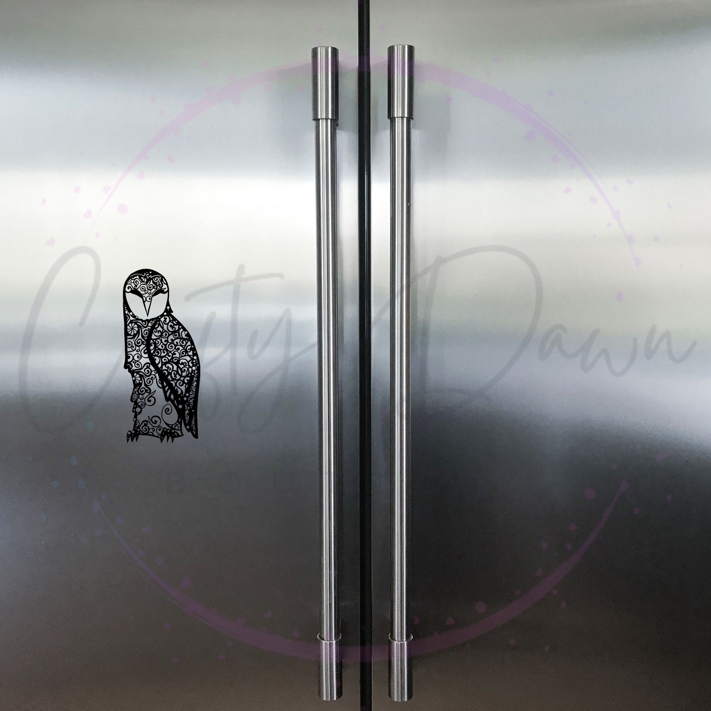 Owl Mandala Decal