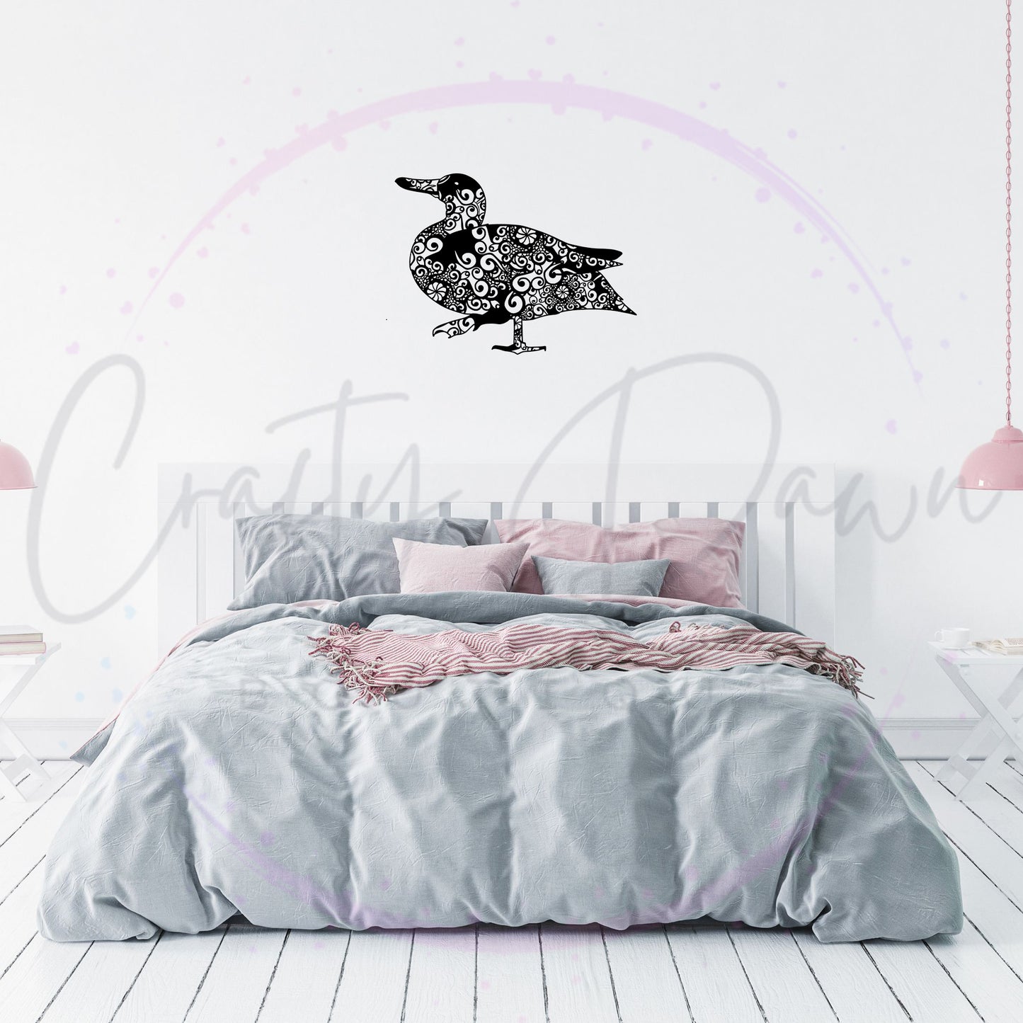 Duck Mandala Decal