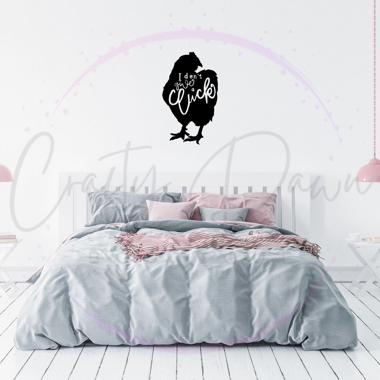 I Don't Give A Cluck Decal