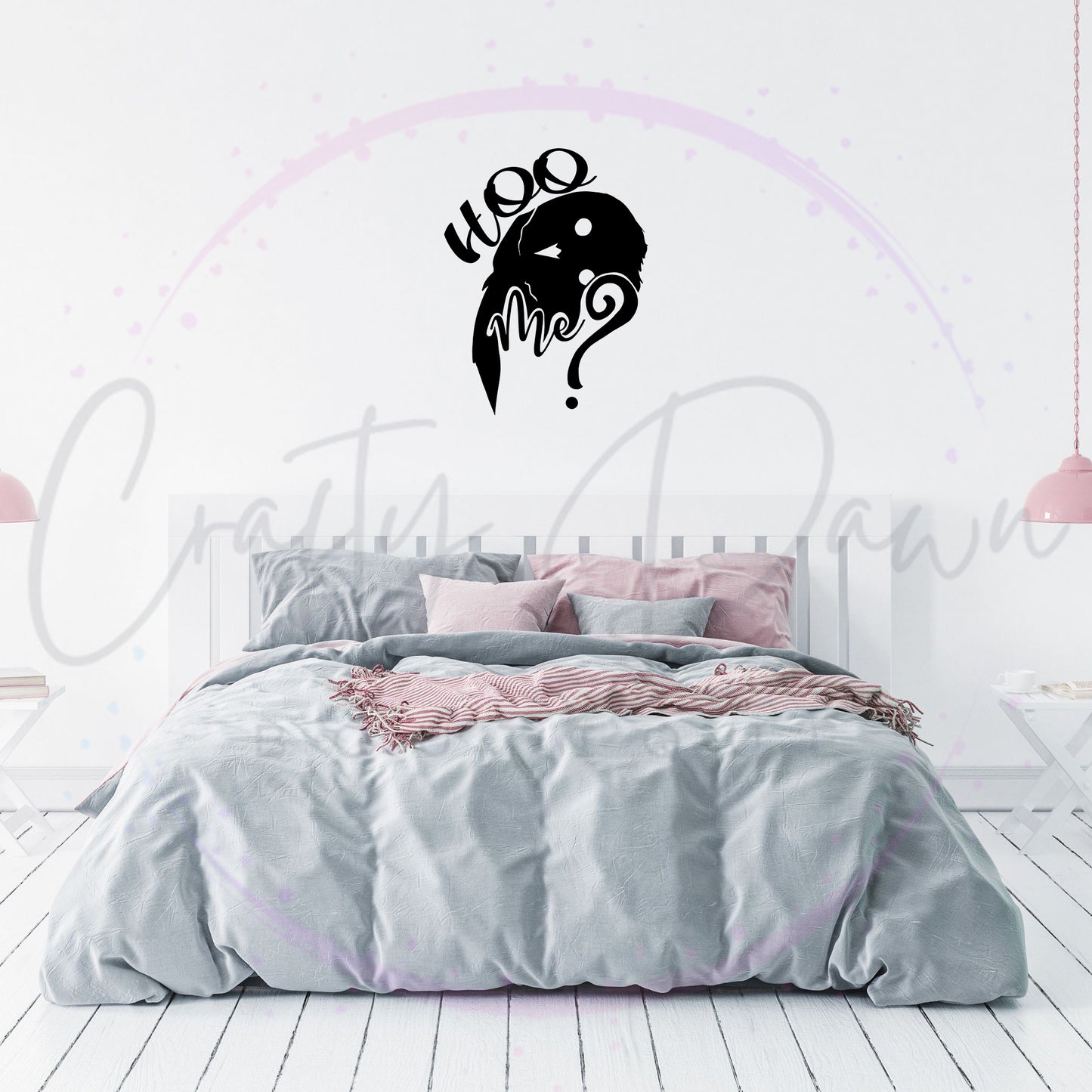 Hoo Me? Decal