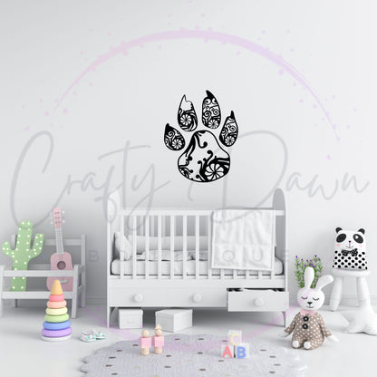 Paw Mandala Decal