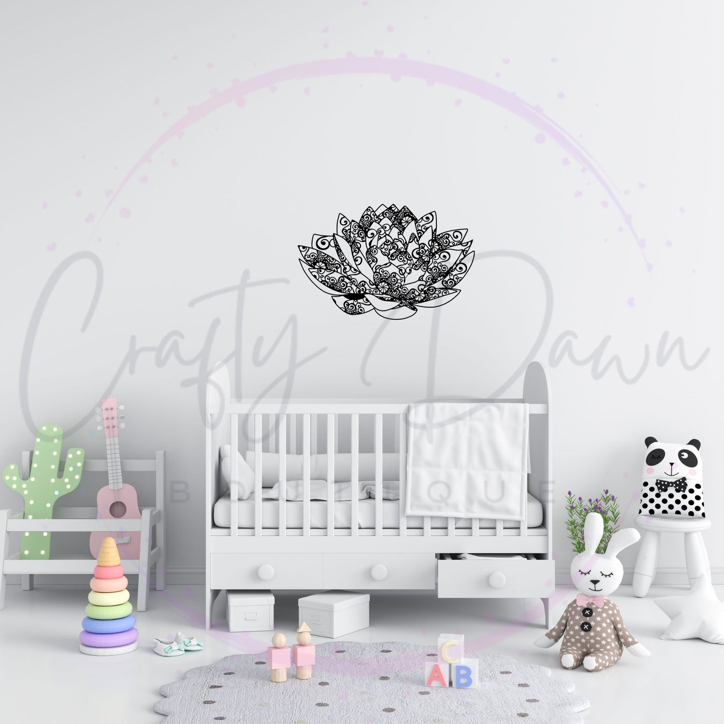 Lily Mandala Decal
