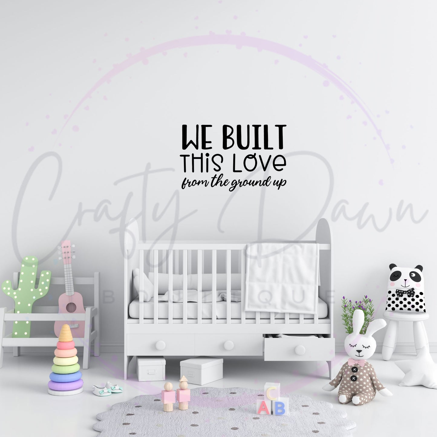We Built This Love Decal