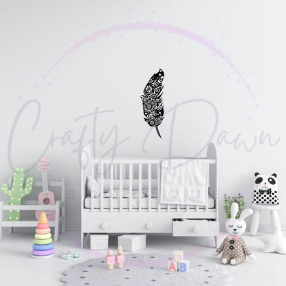 Feather Mandala Decal