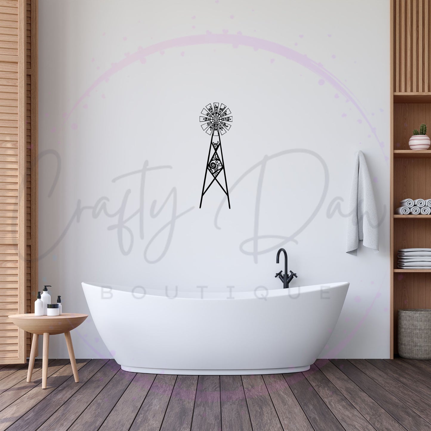 Farmhouse Windmill Decal