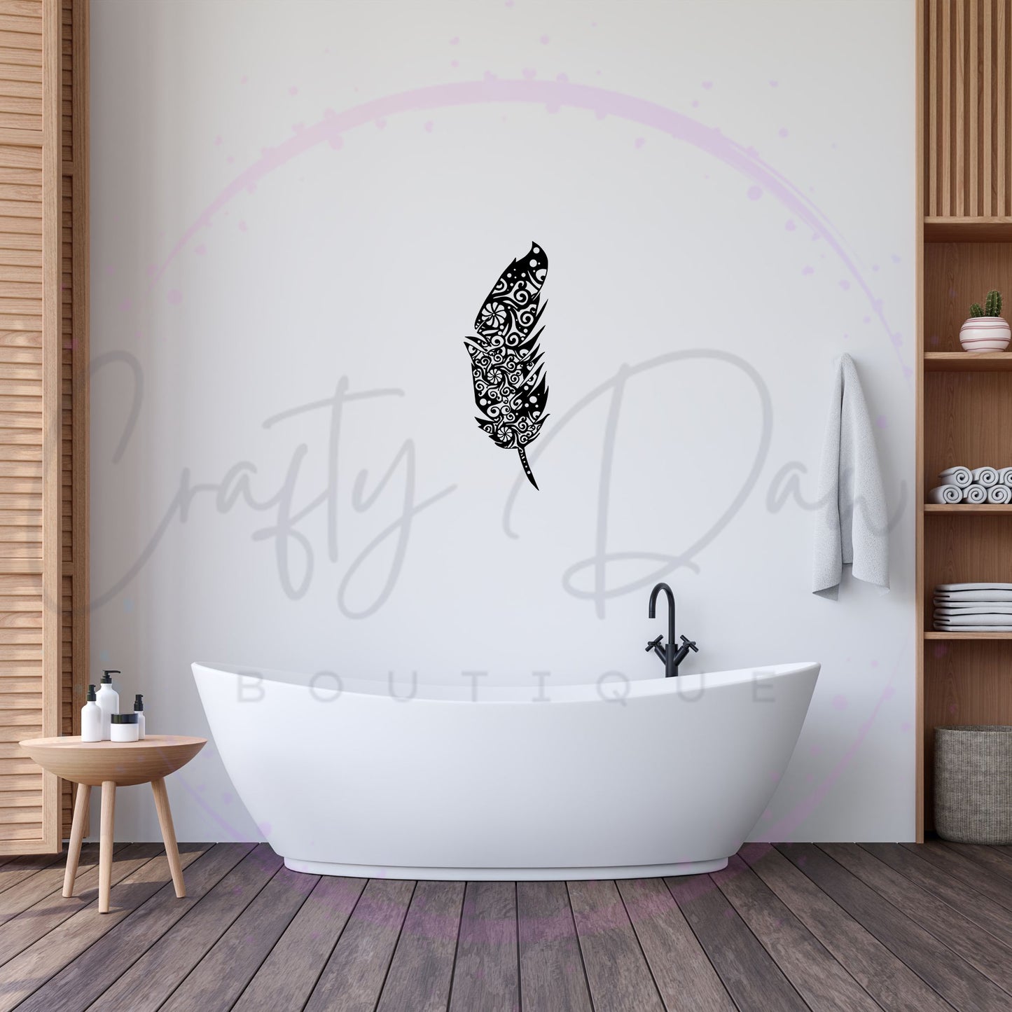 Feather Mandala Decal