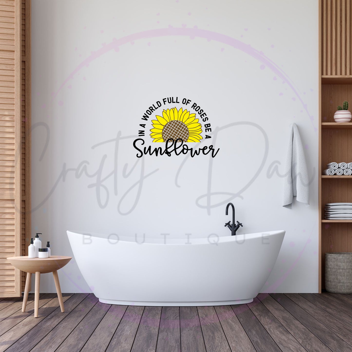 In A World Full Of Roses Decal