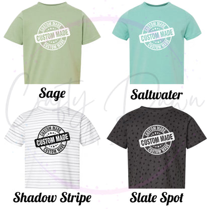 Custom Toddler Tee