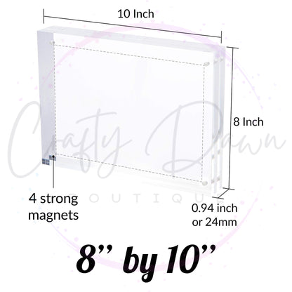 Custom Engraved Acrylic Block Photo