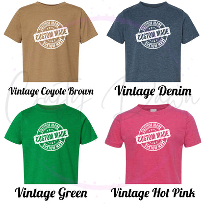 Custom Toddler Tee