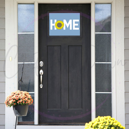 Home Sunflower Decal
